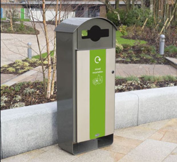 Electra™ Curve Recycling Bin